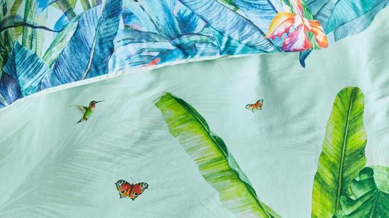 Beddinghouse Dekbedovertrek Selva Green- Katoensatijn - Groen