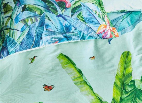 Beddinghouse Dekbedovertrek Selva Green- Katoensatijn - Groen