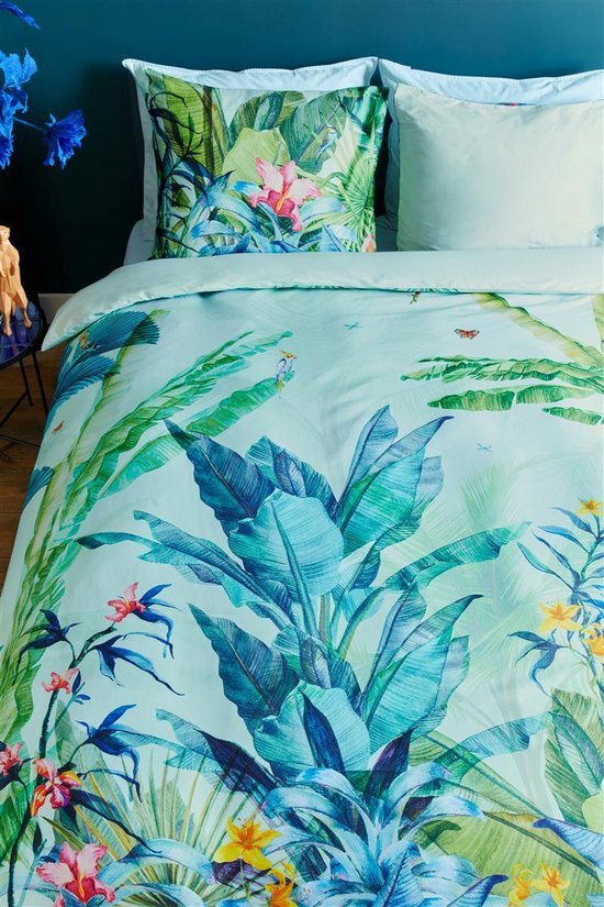 Beddinghouse Dekbedovertrek Selva Green- Katoensatijn - Groen