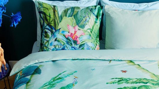 Beddinghouse Dekbedovertrek Selva Green- Katoensatijn - Groen