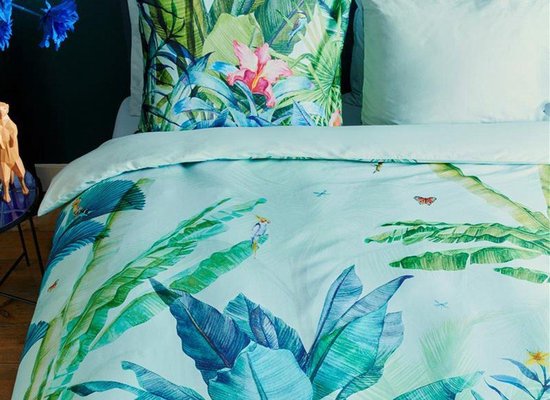 Beddinghouse Dekbedovertrek Selva Green- Katoensatijn - Groen