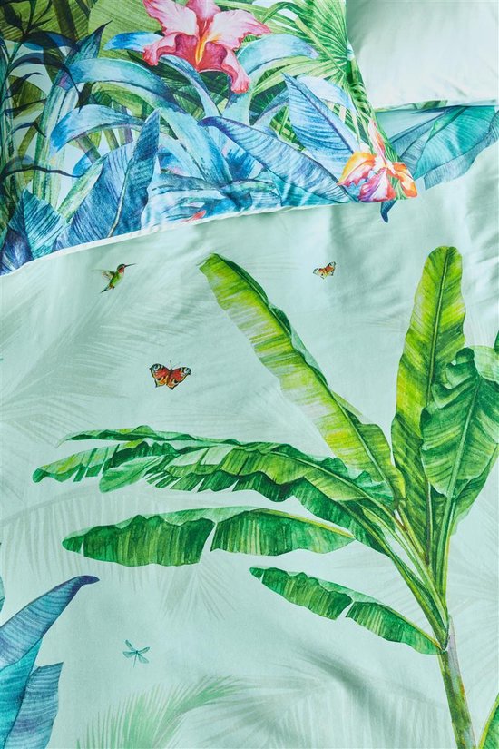 Beddinghouse Dekbedovertrek Selva Green- Katoensatijn - Groen