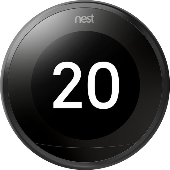 Google Learning Thermostat V3 Premium - Negro