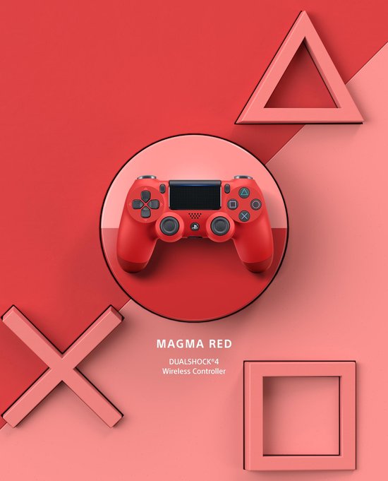 Sony PlayStation 4 Draadloze DualShock V2 4 Controller - Rood
