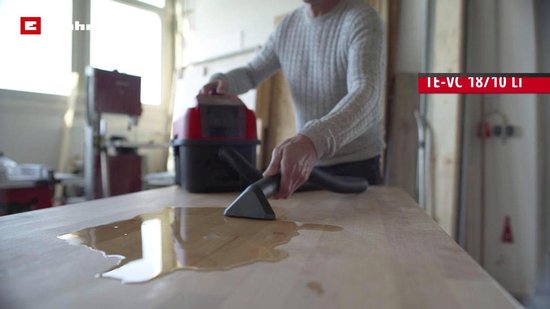 Einhell TE-VC 18/10 Li Solo (zonder accu) - Rood