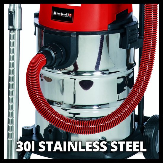 Einhell TE-VC 36/30 Li S Solo (zonder accu) - Rood