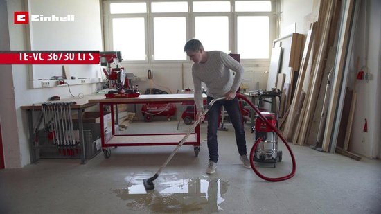 Einhell TE-VC 36/30 Li S Solo (zonder accu) - Rood