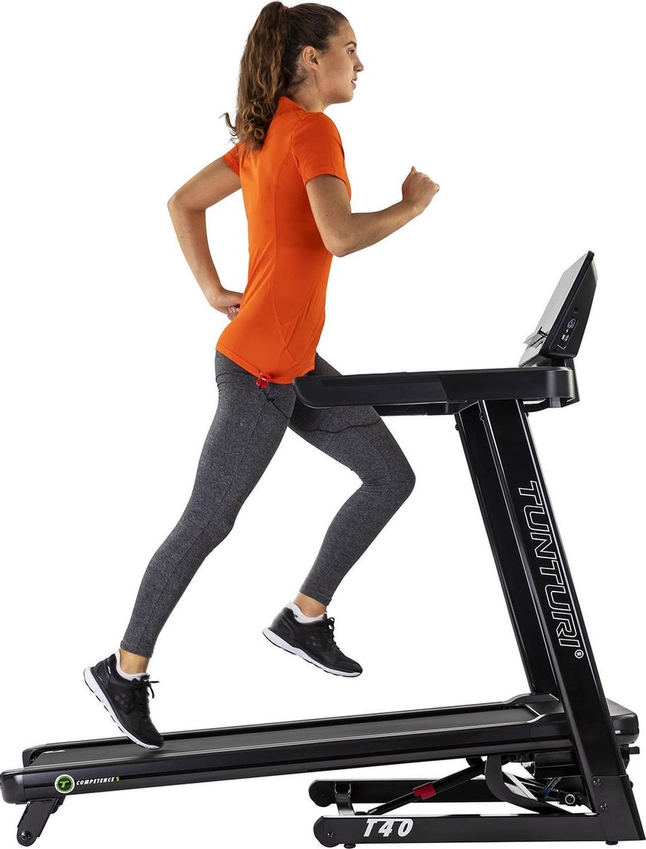 Tunturi Competence T40 Loopband (2020) - Gratis trainingsschema - Zwart
