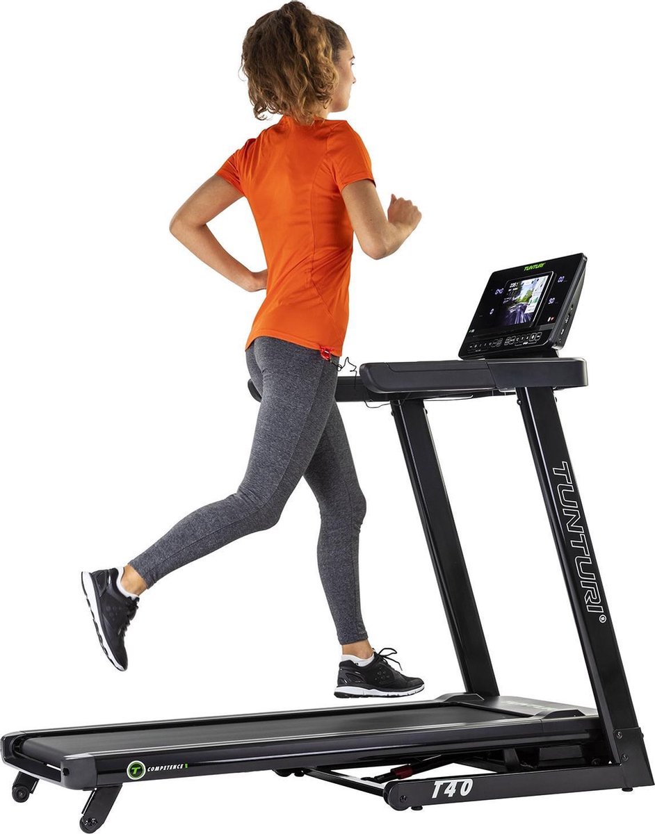 Tunturi Competence T40 Loopband (2020) - Gratis trainingsschema - Zwart