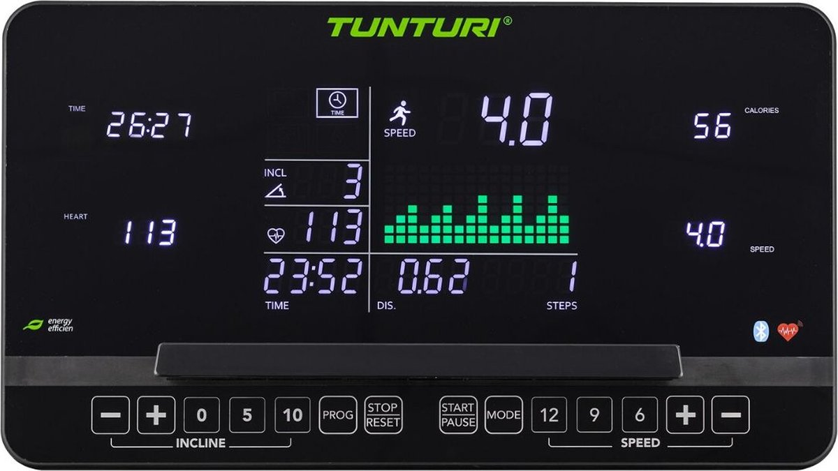 Tunturi Competence T40 Loopband (2020) - Gratis trainingsschema - Zwart