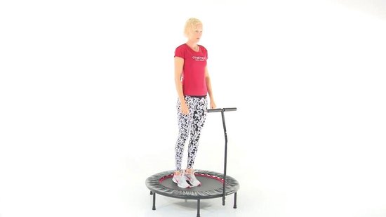 Gymstick Opklapbare Fitness Trampoline - Met Trainingsvideos - Zwart
