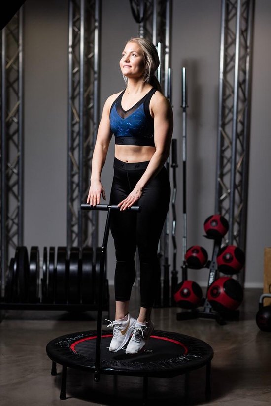 Gymstick Opklapbare Fitness Trampoline - Met Trainingsvideos - Zwart