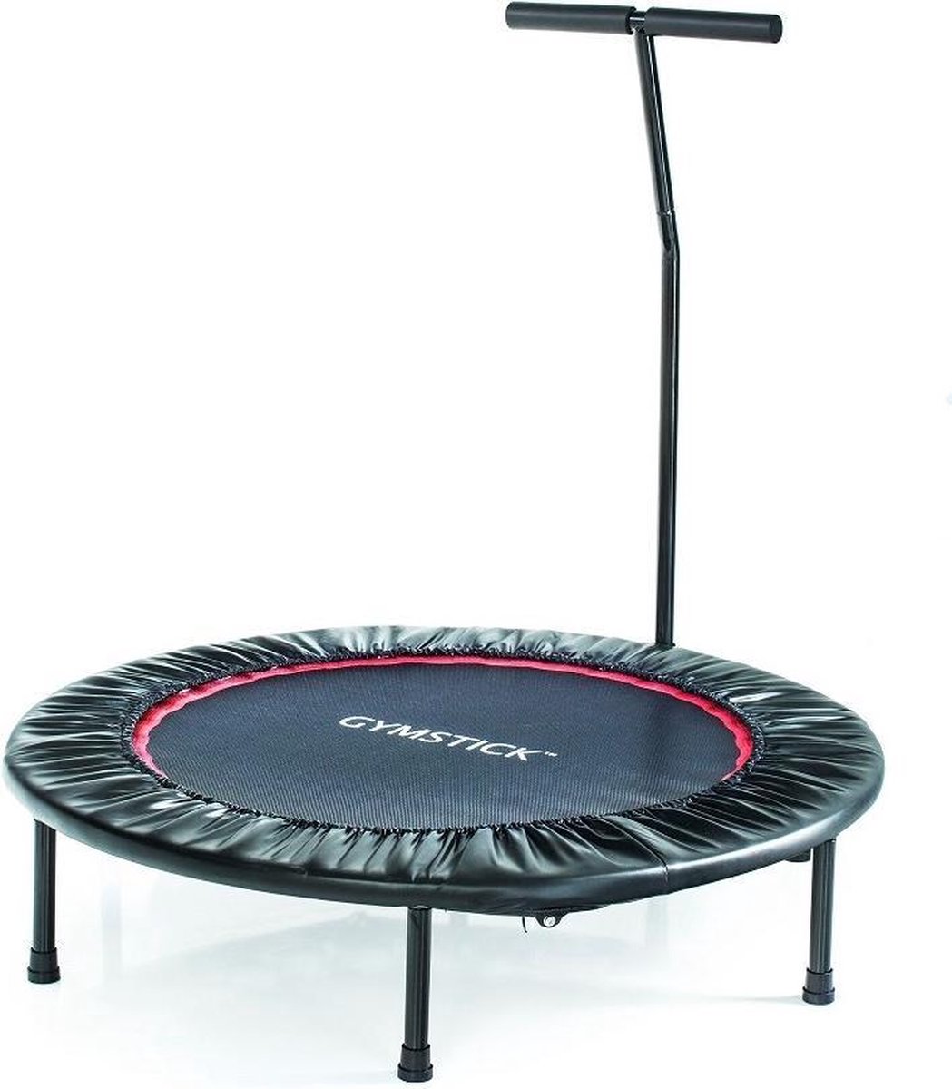Gymstick Opklapbare Fitness Trampoline - Met Trainingsvideos - Zwart