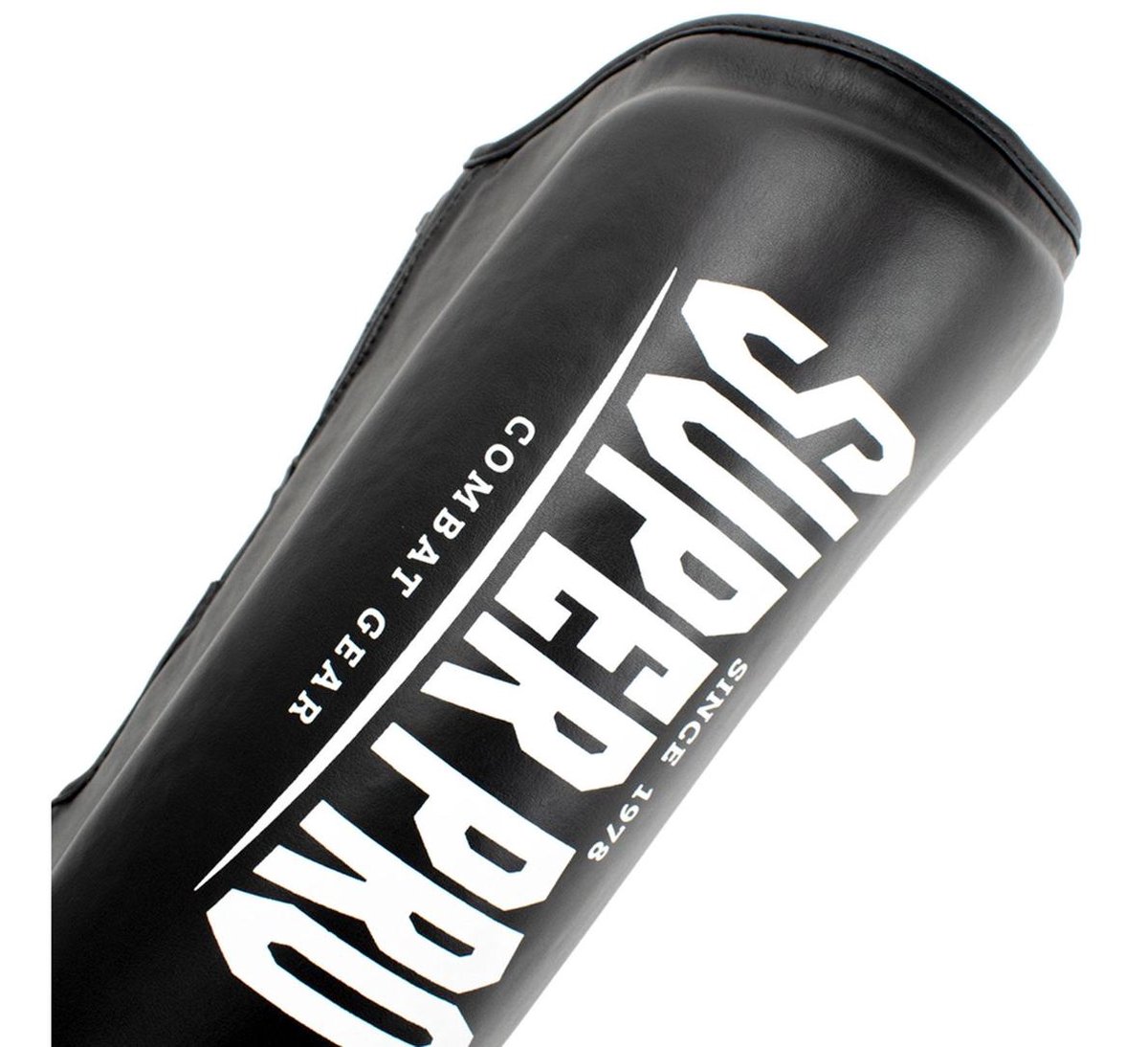 Super Pro Combat Gear Protector Scheenbeschermers -/Wit - M - Zwart