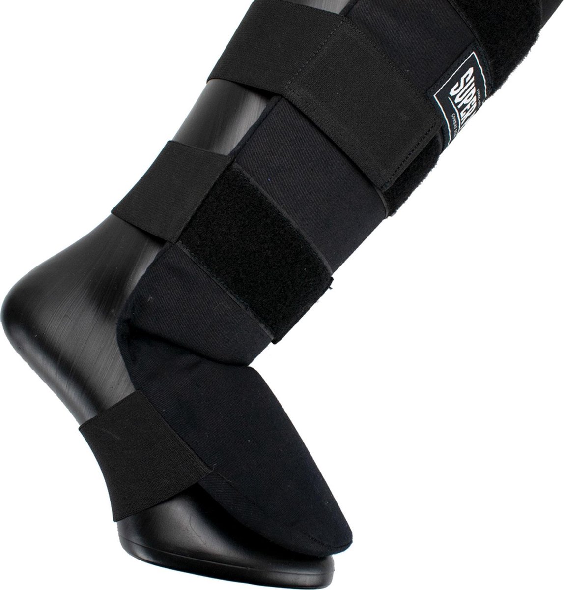 Super Pro Combat Gear Savior Scheenbeschermers -/Wit - XL - Zwart