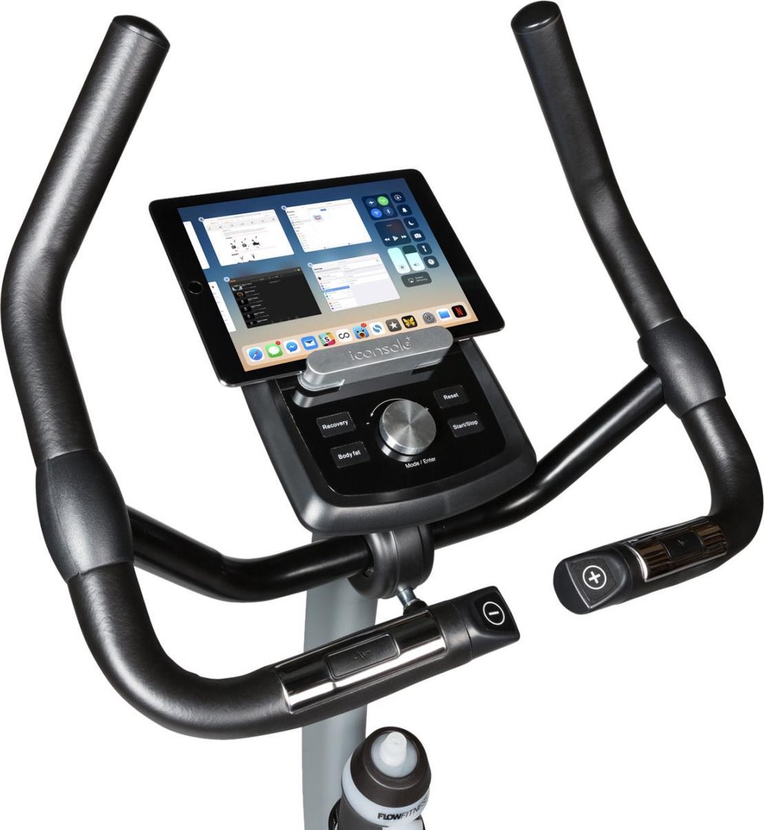 Flow Fitness Turner DHT2000i Hometrainer - Gratis trainingsschema - Grijs