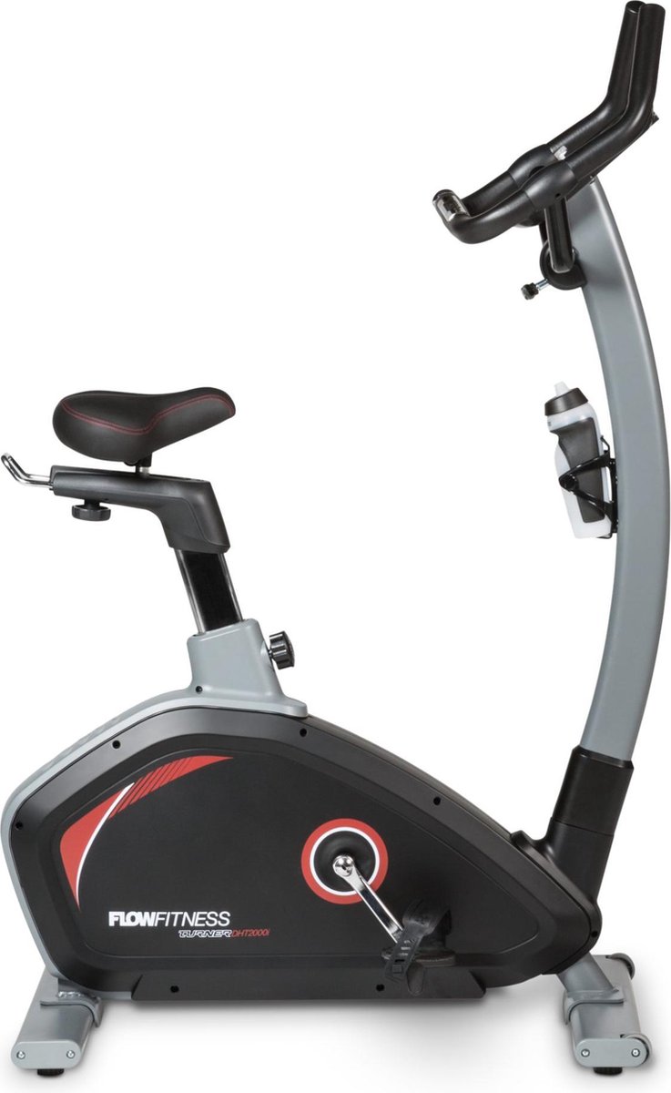 Flow Fitness Turner DHT2000i Hometrainer - Gratis trainingsschema - Grijs