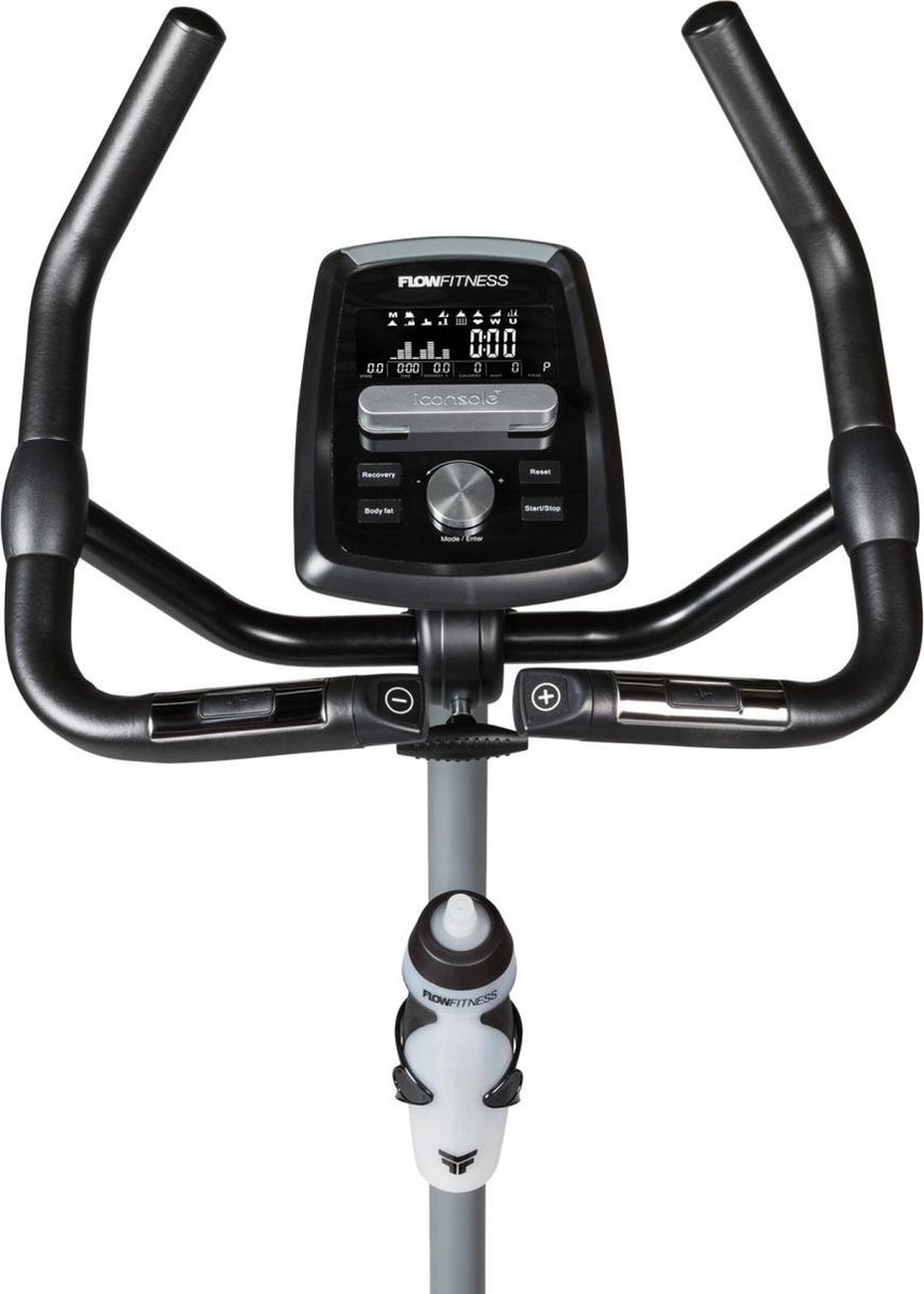 Flow Fitness Turner DHT2000i Hometrainer - Gratis trainingsschema - Grijs
