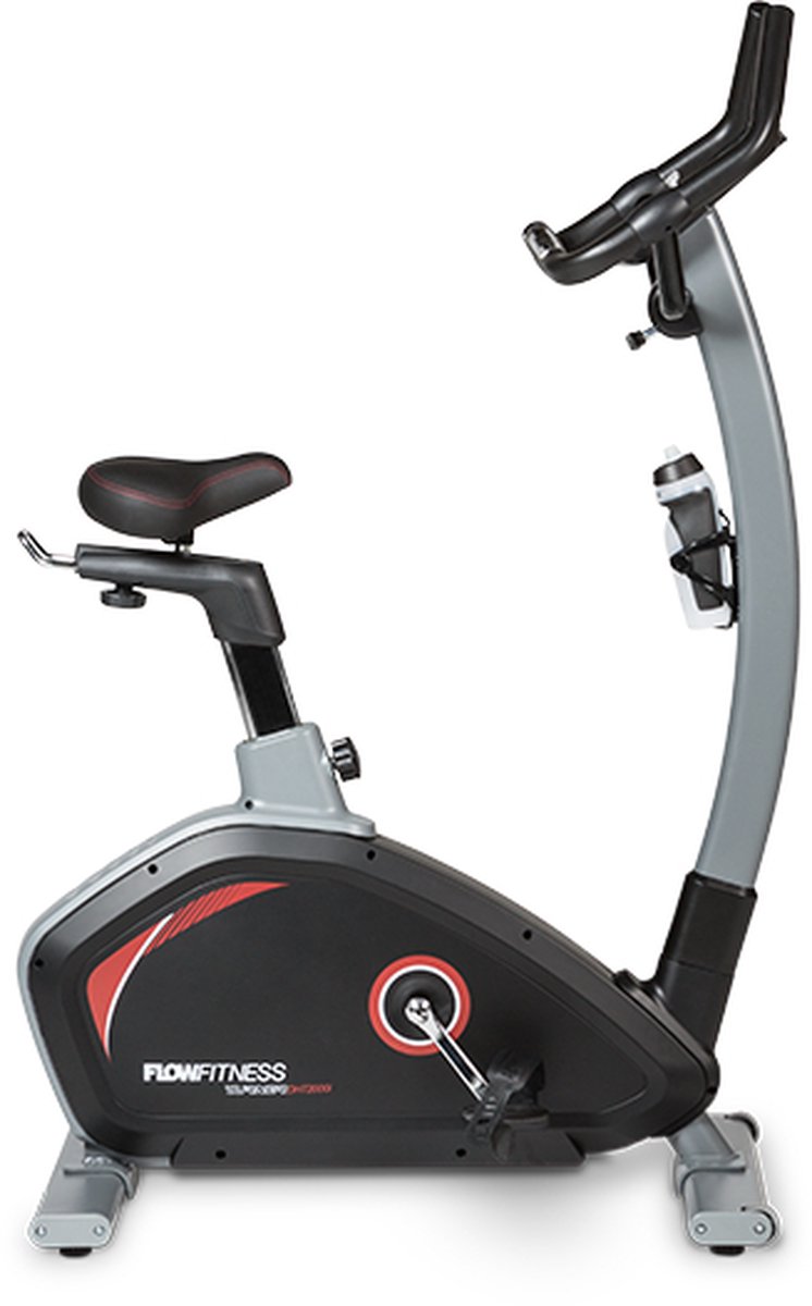 Flow Fitness Turner DHT2000i Hometrainer - Gratis trainingsschema - Grijs