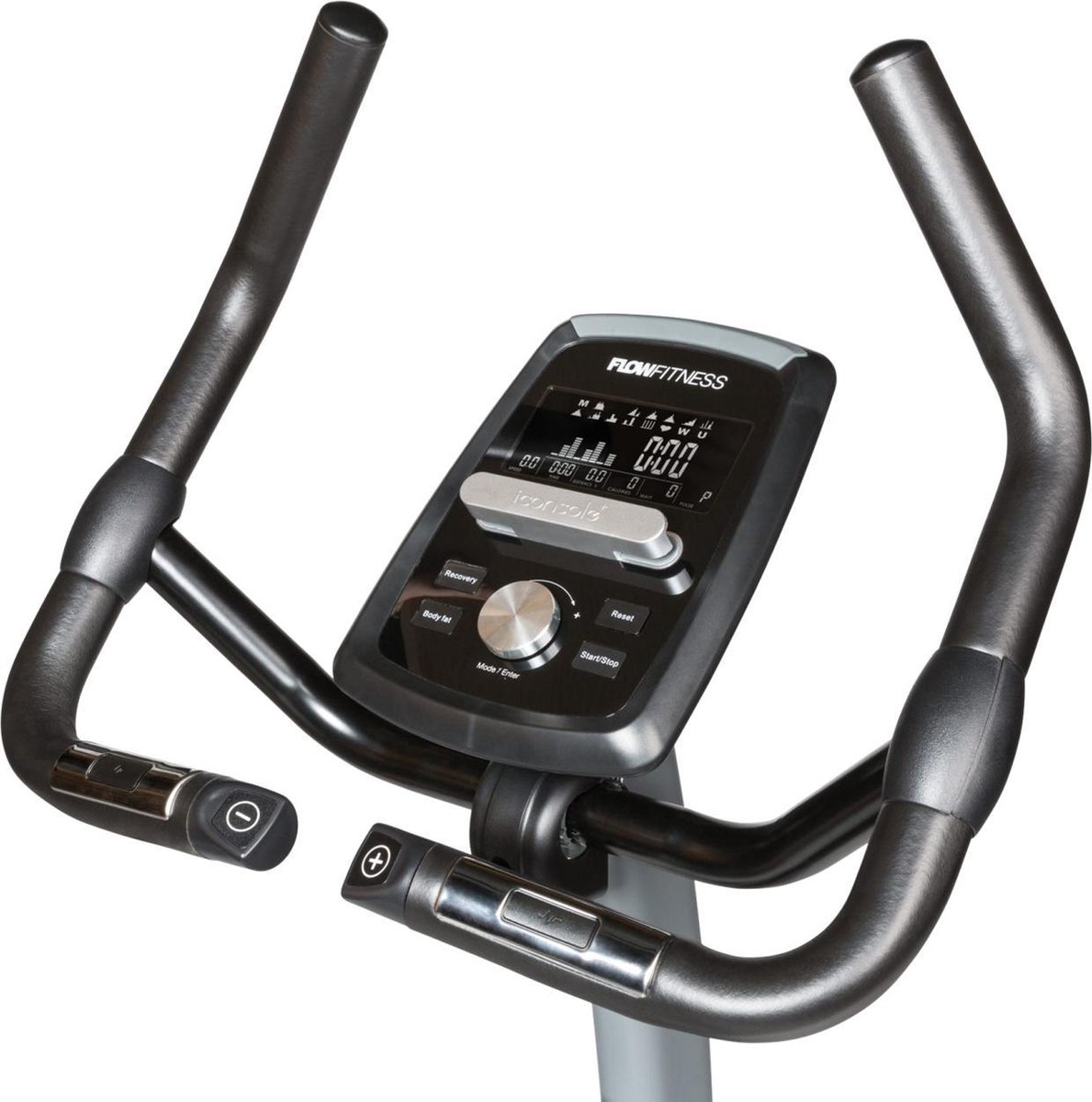 Flow Fitness Turner DHT2000i Hometrainer - Gratis trainingsschema - Grijs