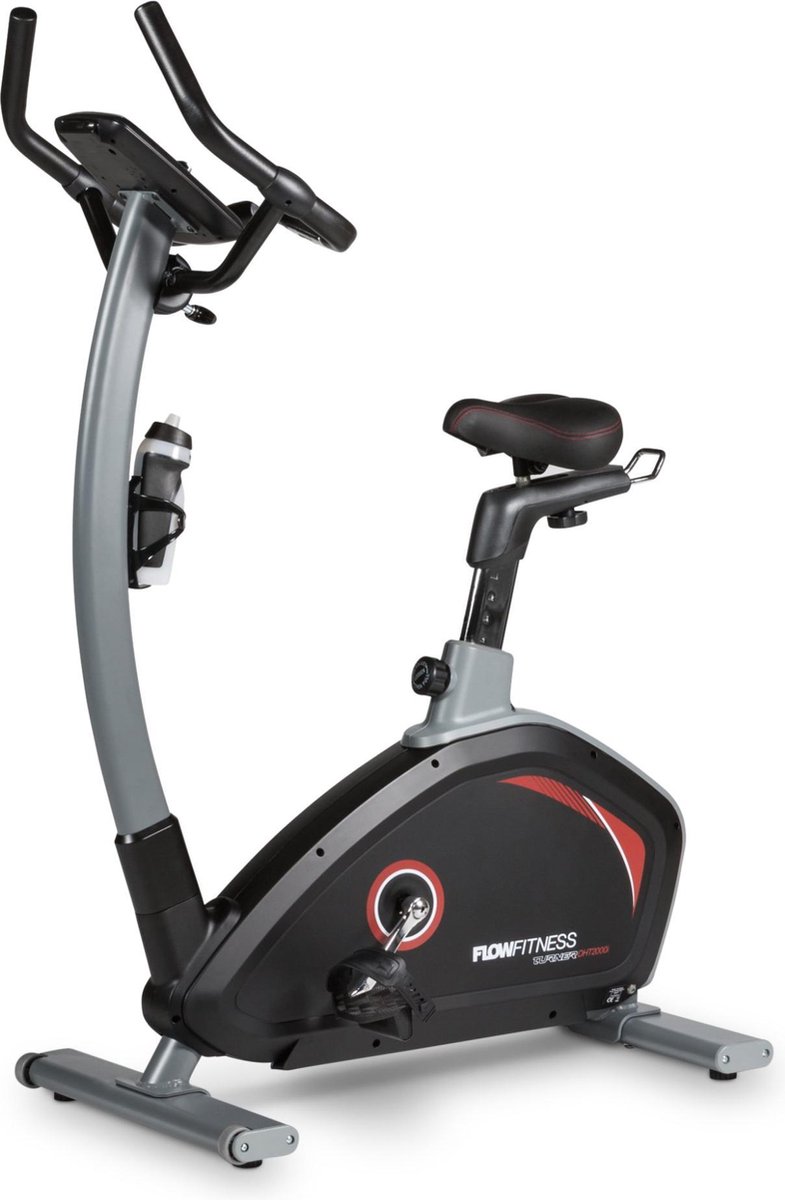 Flow Fitness Turner DHT2000i Hometrainer - Gratis trainingsschema - Grijs