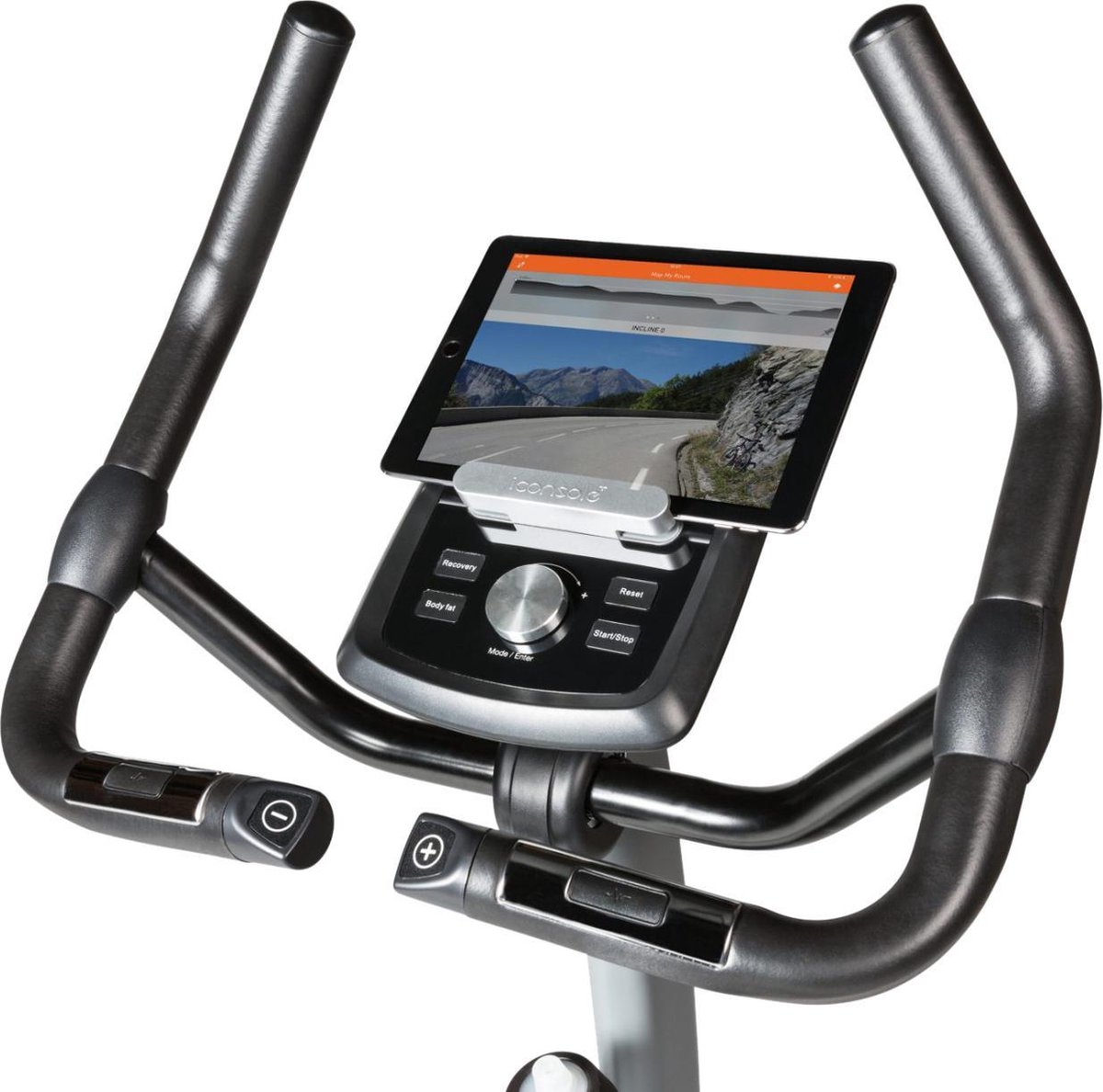 Flow Fitness Turner DHT2000i Hometrainer - Gratis trainingsschema - Grijs