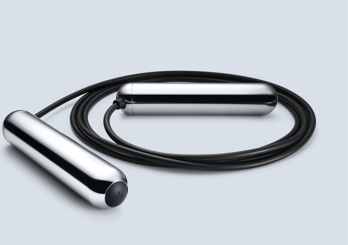 Smart Rope LED Springtouw - Chroom - S - Zwart