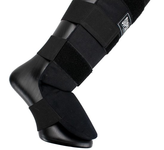 Super Pro Combat Gear Savior Scheenbeschermers -/Wit - XXS - Zwart