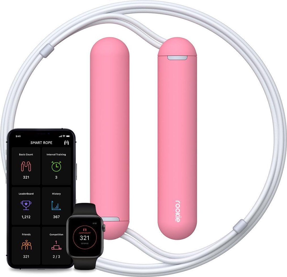 Smart Rope Rookie Springtouw - - Roze