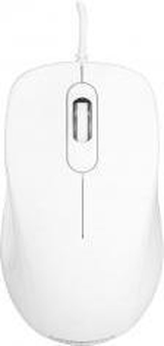 Modecom M-MC-0M10-200 MC-M10 WHITE ERGONOMIC WIRED OPTICAL MOUSE [USB, 1000 DPI, 2-button, Wheel]
