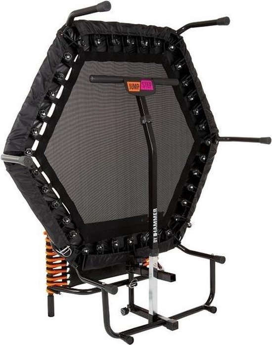 HAMMER JumpStep - Fitness Trampoline met Step Board - Zwart