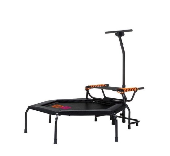 HAMMER JumpStep - Fitness Trampoline met Step Board - Zwart