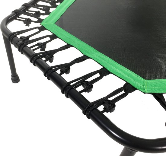 Tunturi Hexa Fitness Trampoline met verstelbare handgreep - Zwart
