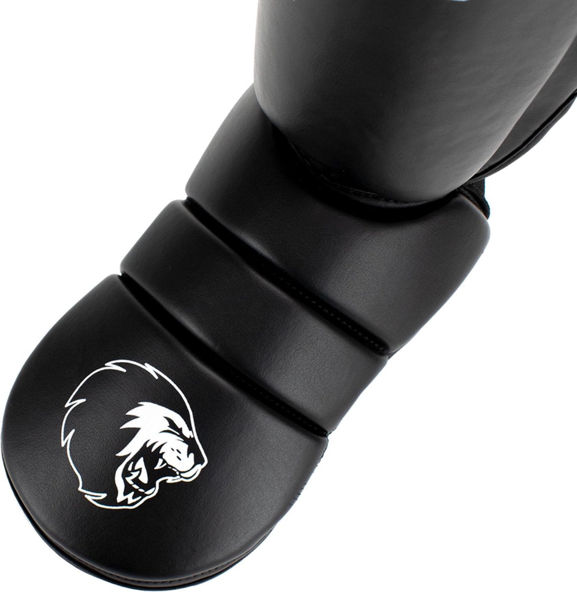 Super Pro Combat Gear Protector Scheenbeschermers -/Wit - L - Zwart