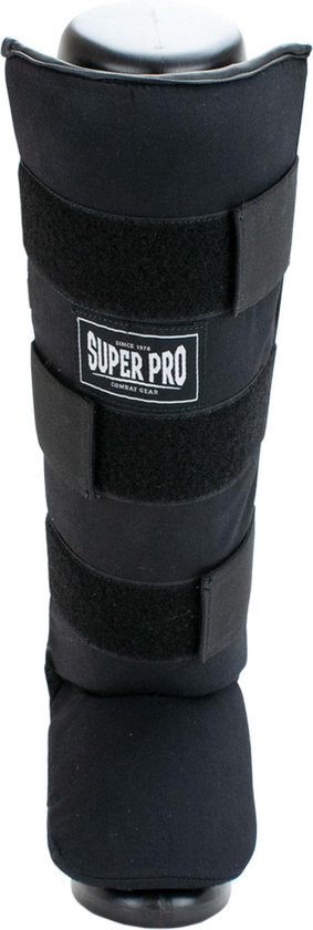 Super Pro Combat Gear Savior Scheenbeschermers -/Wit - L - Zwart