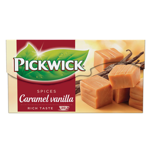 Pickwick - Spices Caramel Vanilla zwarte thee- 20 zakjes