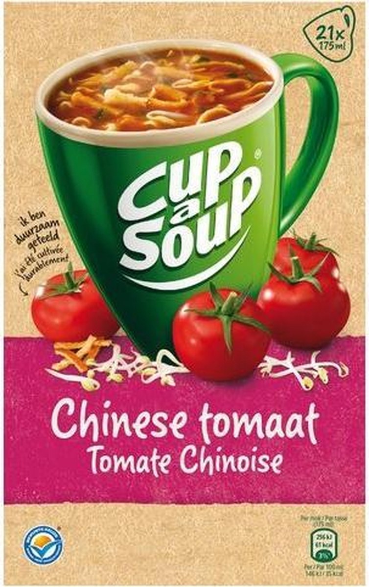 Cup-a-soup Cup a Soup - Chinese Tomaat - 21x 175ml