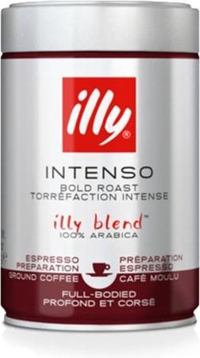 Illy - Espresso Intenso Gemalen koffie- 250 gr