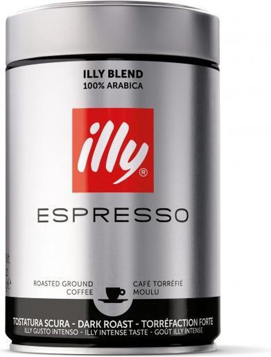 Illy - Espresso Intenso Gemalen koffie- 250 gr