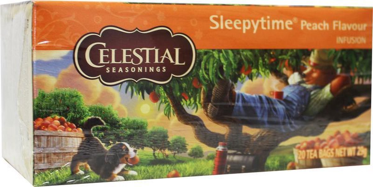 Celestial Seasoning - Sleeptime Perzik Kruidenthee - 20 Zakjes