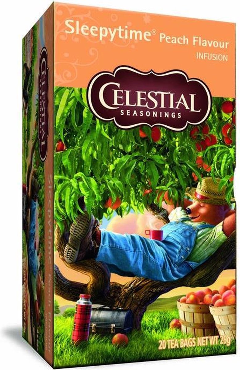 Celestial Seasoning - Sleeptime Perzik Kruidenthee - 20 Zakjes