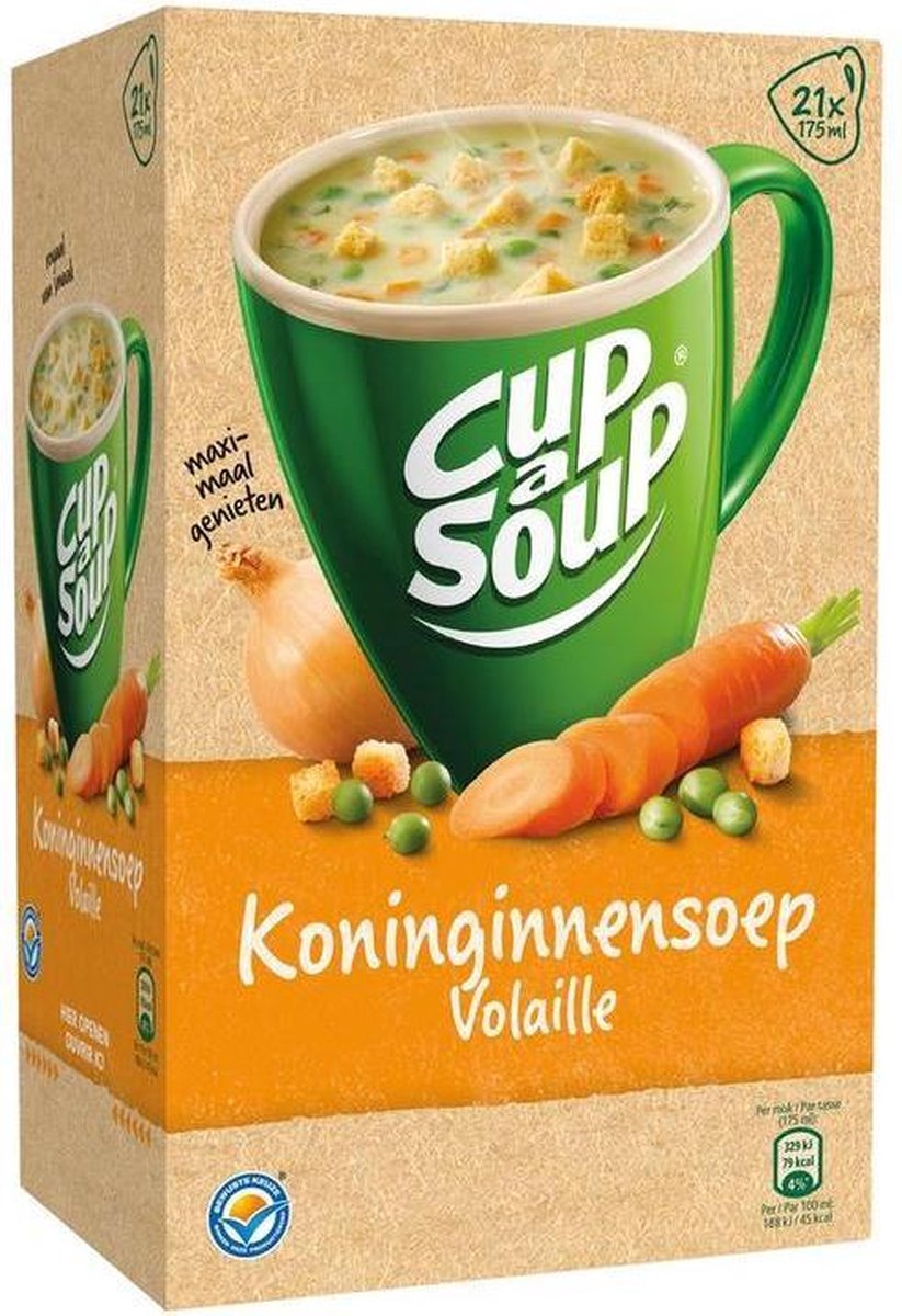 Cup A Soup - Koninginnensoep - 21x 175ml