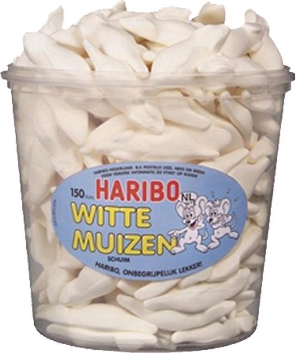 HARIBO - White Mice - 150 pieces