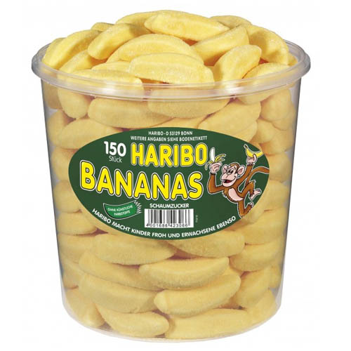 HARIBO - Bananas - 150 pieces