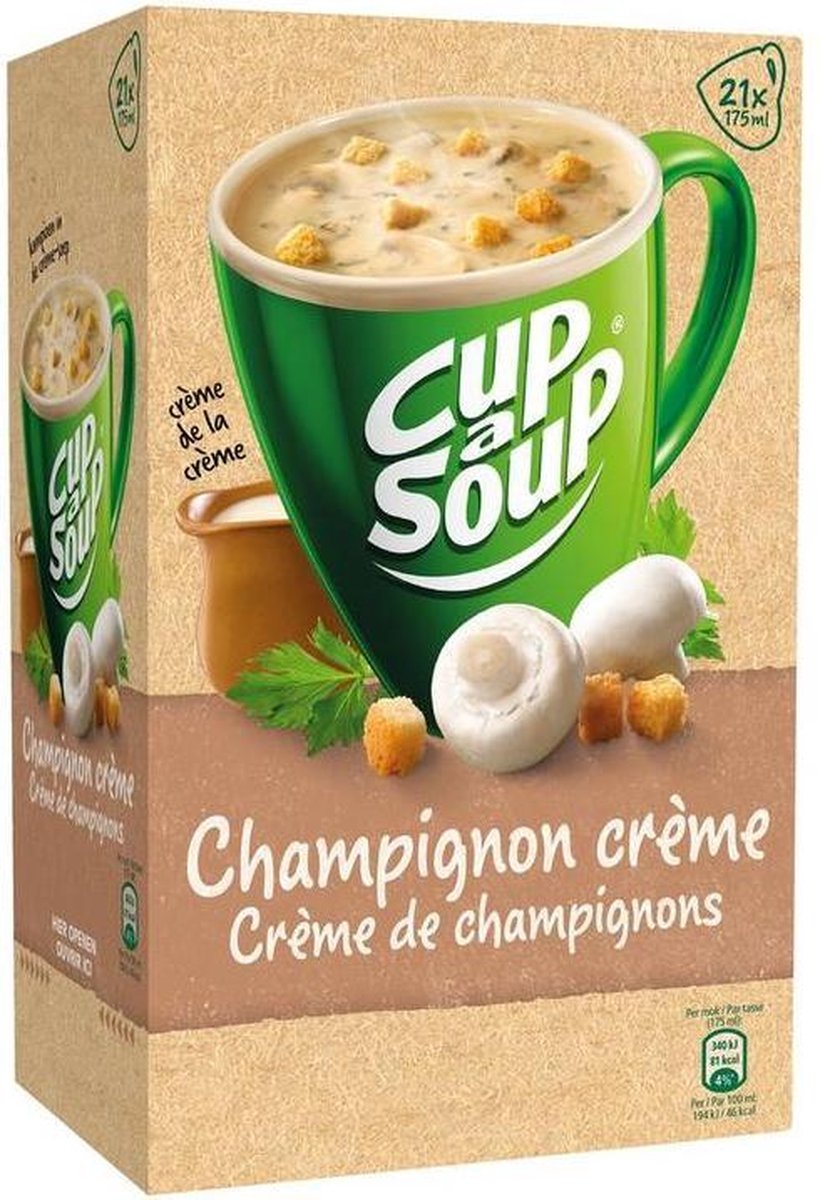 Cup-a-soup Cup a Soup - Champignoncrème - 21x 175ml