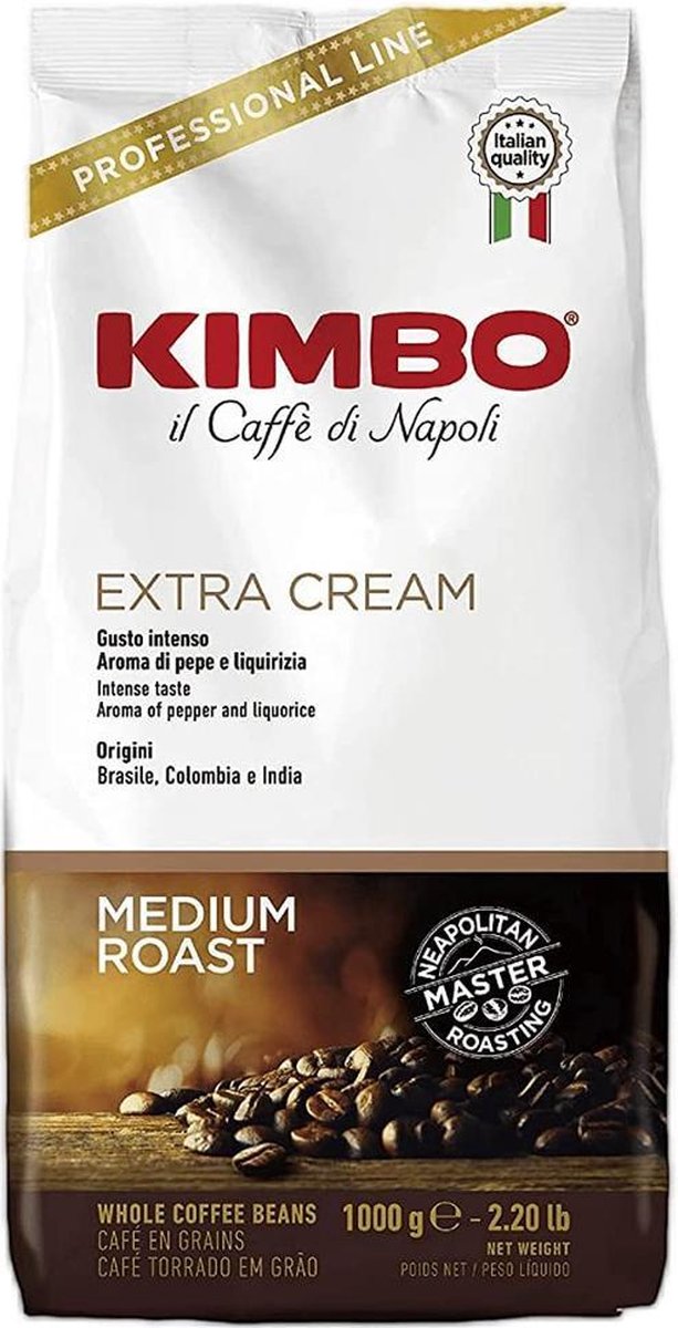 KIMBO - Espresso Bar Extra Cream Bonen - 1kg