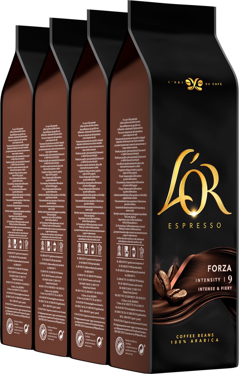 L&apos;OR Espresso - Forza Bonen - 4x 500g
