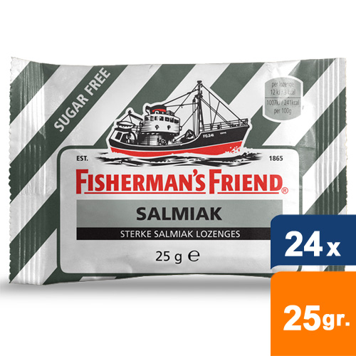 - Salmiak Suikervrij - 24x25gr