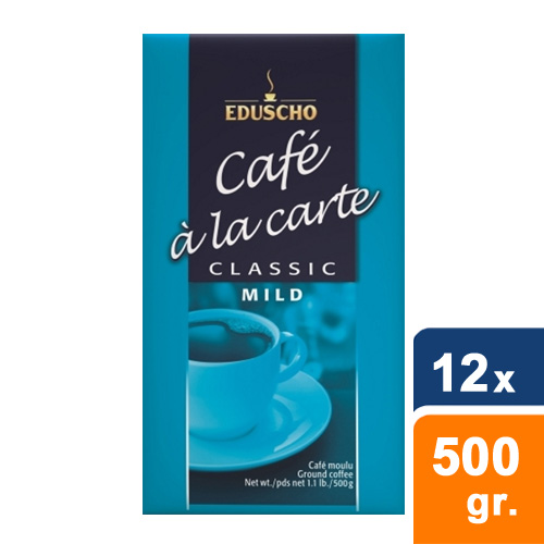 Eduscho - Café À la carte Classic Mild Gemalen koffie - 12x 500 gr