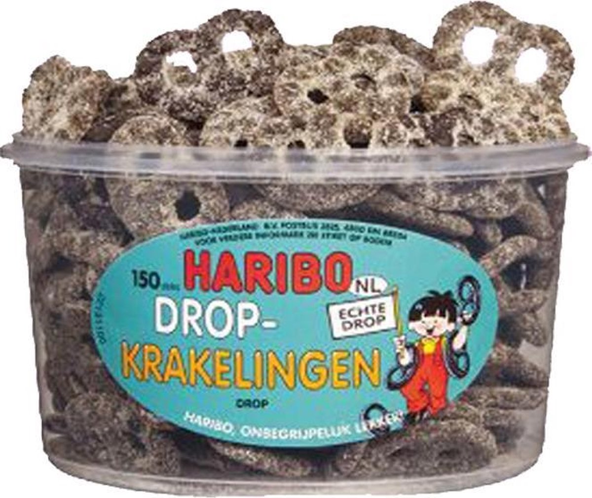 HARIBO - Zoute Drop Pretzels - 150 stuks